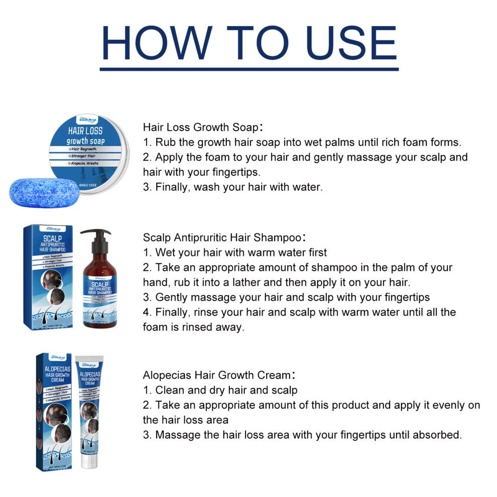 South Moon Natural Hair Care Set: Daily Nourish Frizzy Hair Gift - Image 6