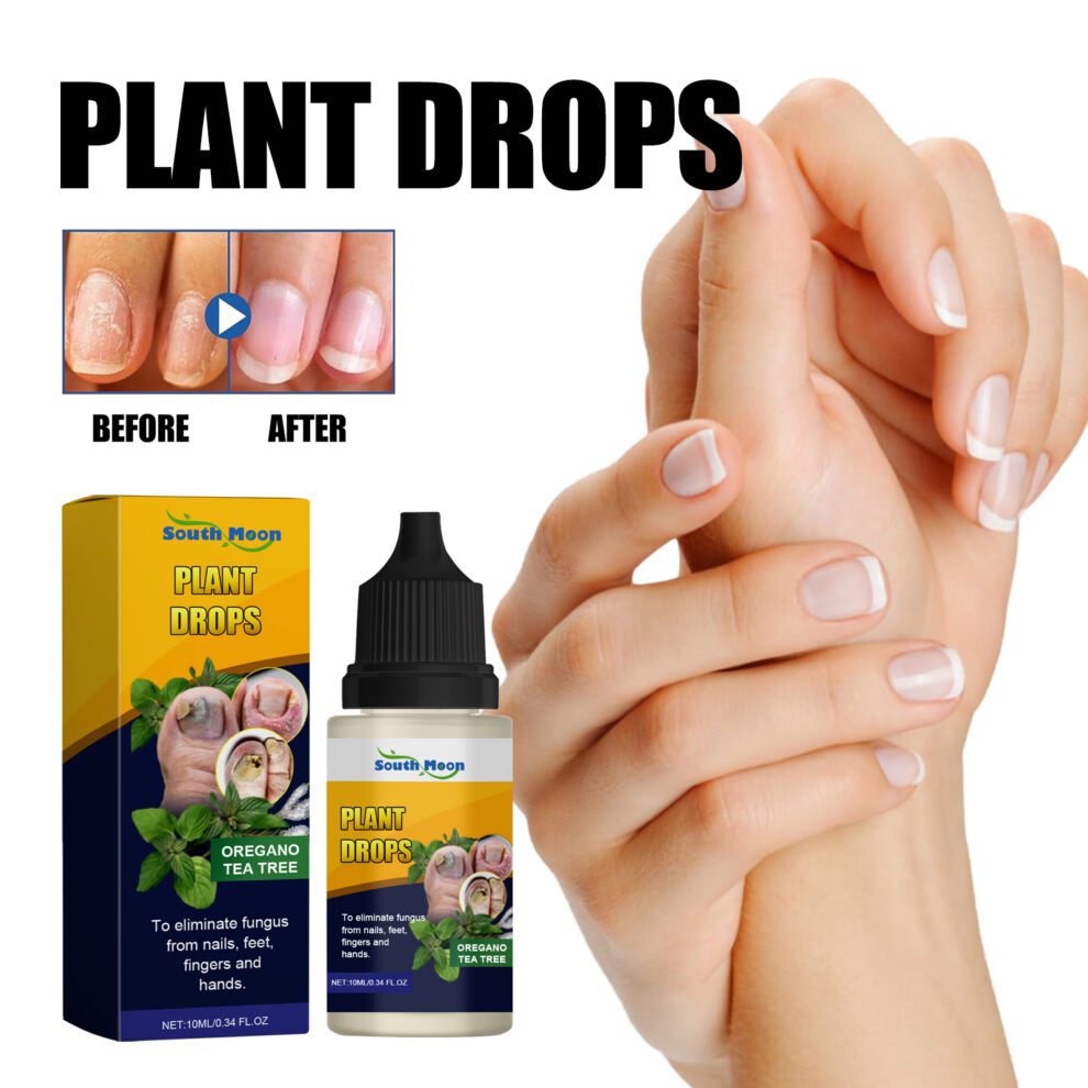 South Moon Natural Plant Drops - Gentle Daily Nail Care - Image 2