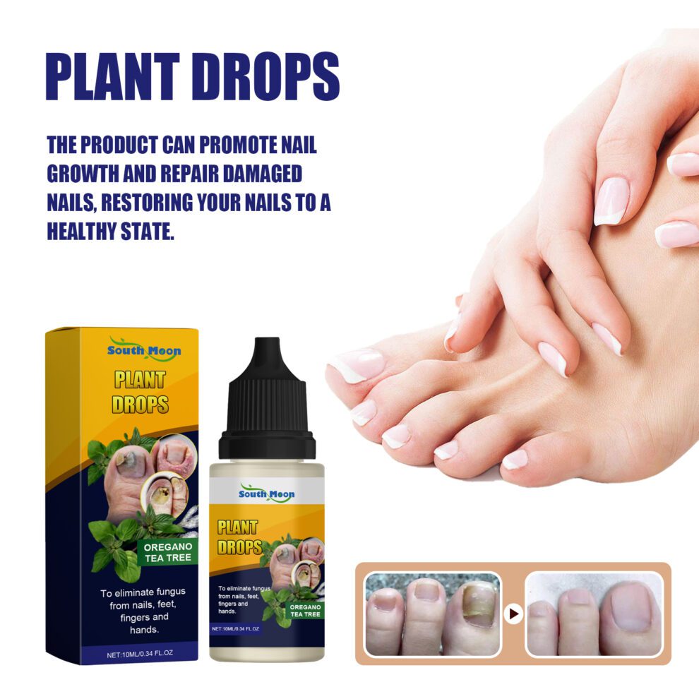 South Moon Natural Plant Drops - Gentle Daily Nail Care - Image 3