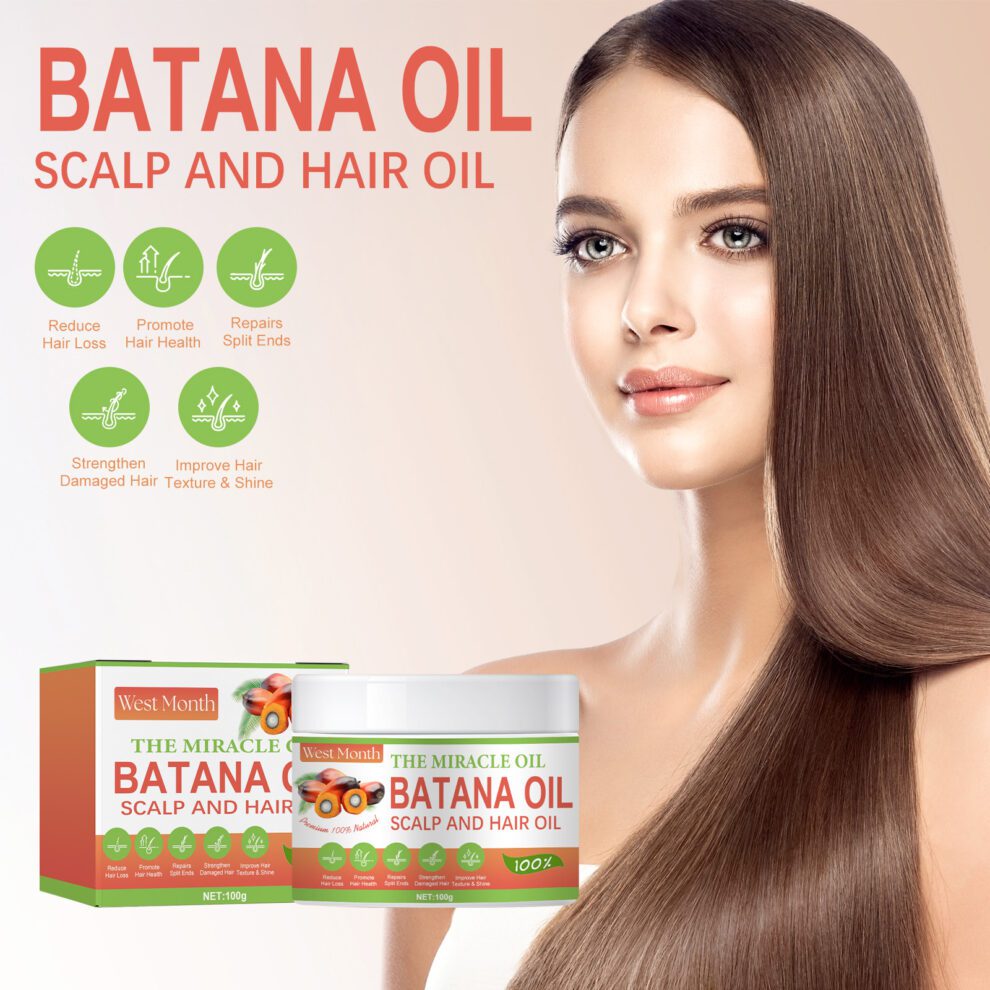 West Month Batana Hair Mask: Gentle Daily Care for Soft, Shiny Locks - Image 2