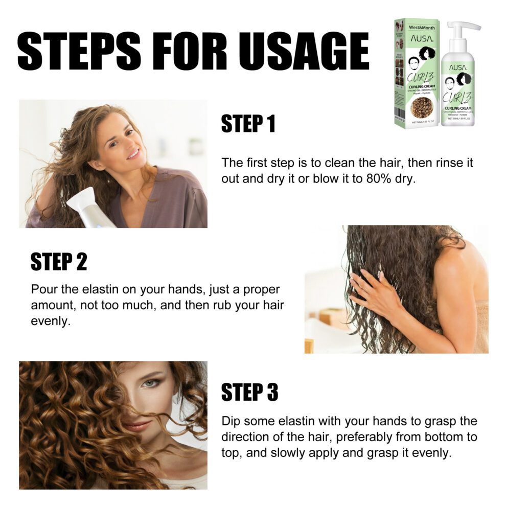 West&Month Curly Hair Care - Nourish Frizz-Free Curls Daily - Image 5