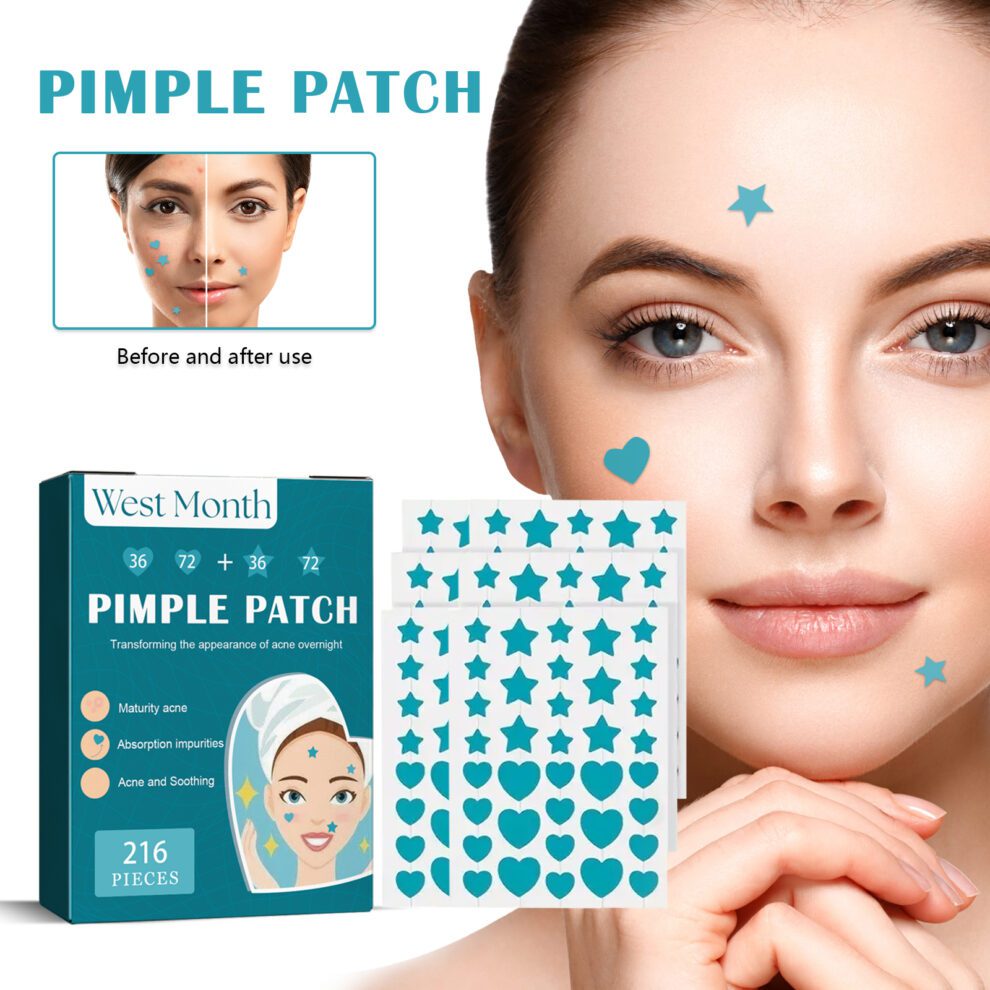 West&Month Gentle Daily Care Acne Patches, Invisible Breathable Waterproof - Image 2