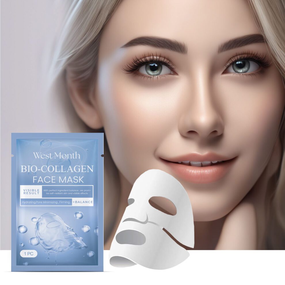 West&Month Natural Collagen Mask - Daily Nourish, Glow Boost - Image 2