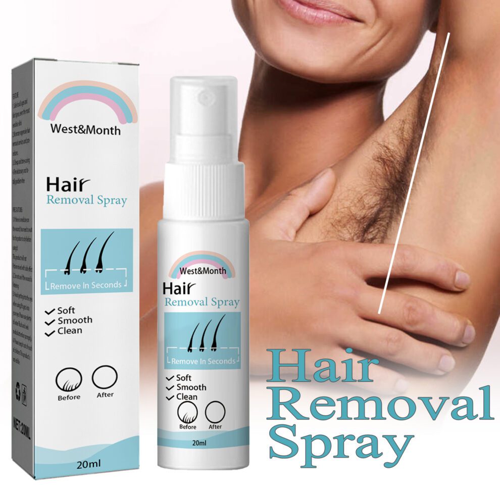 West&Month Natural Hair Removal Spray - Gentle Glow for Smooth Skin - Image 2
