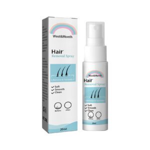 West&Month Natural Hair Removal Spray - Gentle Glow for Smooth Skin