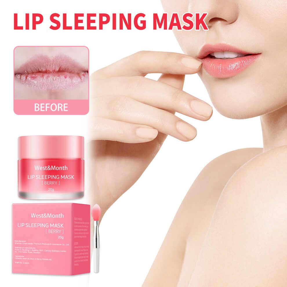 West&Month Natural Jelly Lip Mask – Soothe & Moisturize Daily - Image 2
