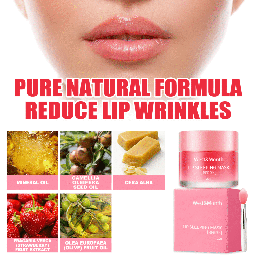 West&Month Natural Jelly Lip Mask – Soothe & Moisturize Daily - Image 5