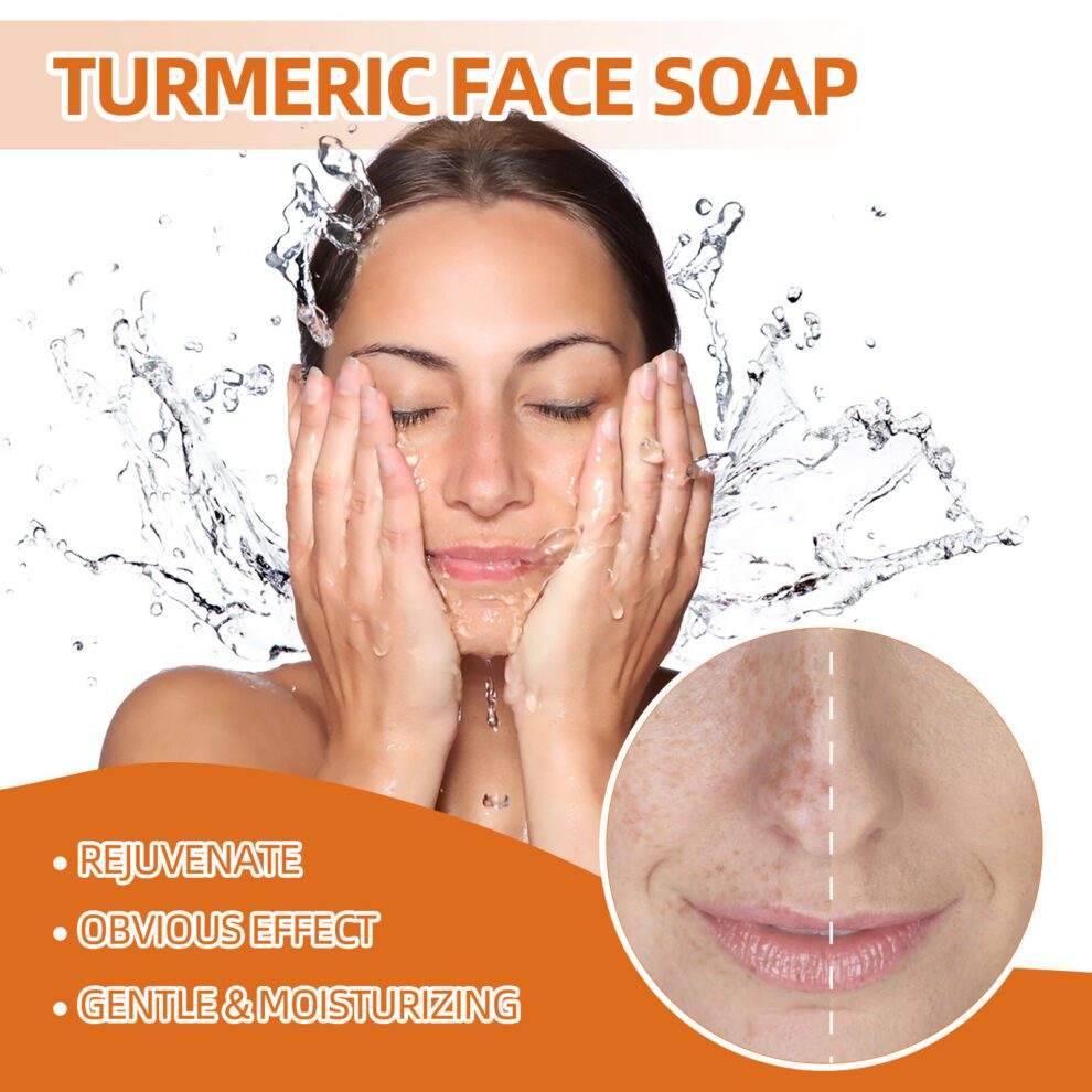 West&Month Turmeric Face Soap - Gentle Daily Care, Nourish Naturally - Image 3