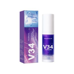 West&Month V34 Natural Toothpaste – Gentle Daily Care, Bright Smile Fresh