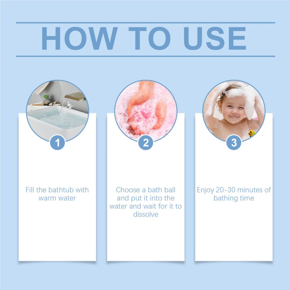 Wiieey Kids Bath Balls: Natural Fragrance, Soft & Happy Bath Time - Image 6