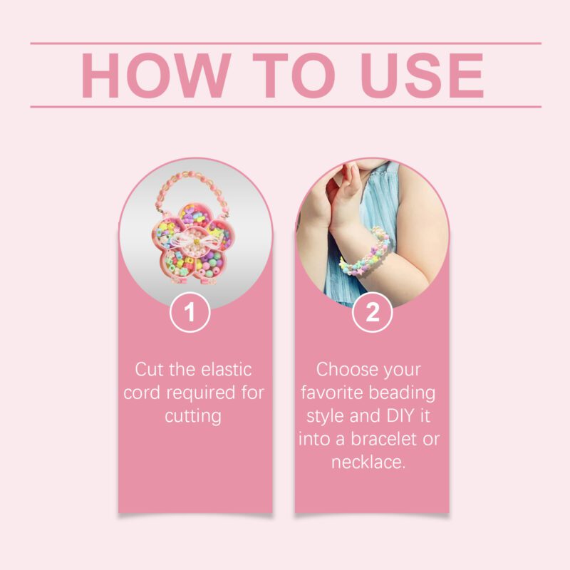Wiieey Kids Beaded DIY Jewelry Set - Fun Creative Play for Girls - Image 6
