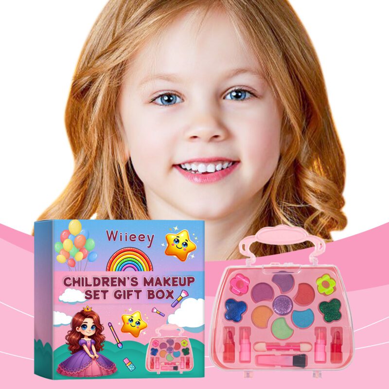 Wiieey Kids Play Makeup Set Gift Box Natural Fun Daily Care - Image 2