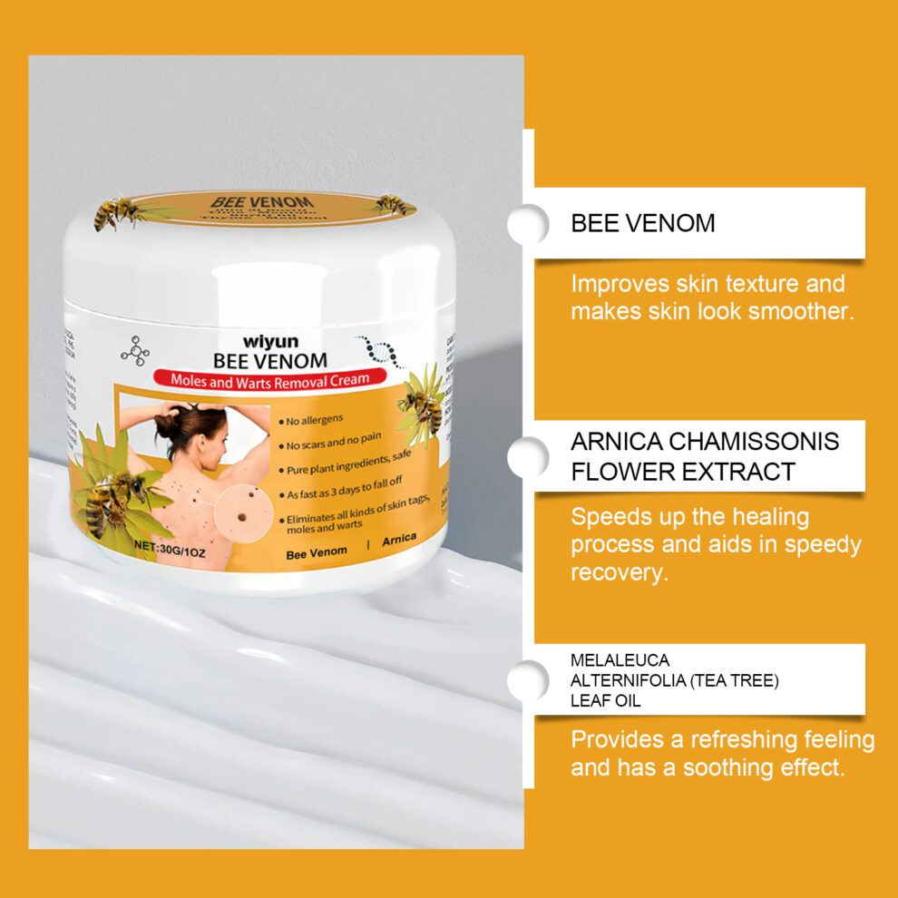 Wiyun Bee Venom Daily Skin Cream - Gentle Nourish & Smooth - Image 4