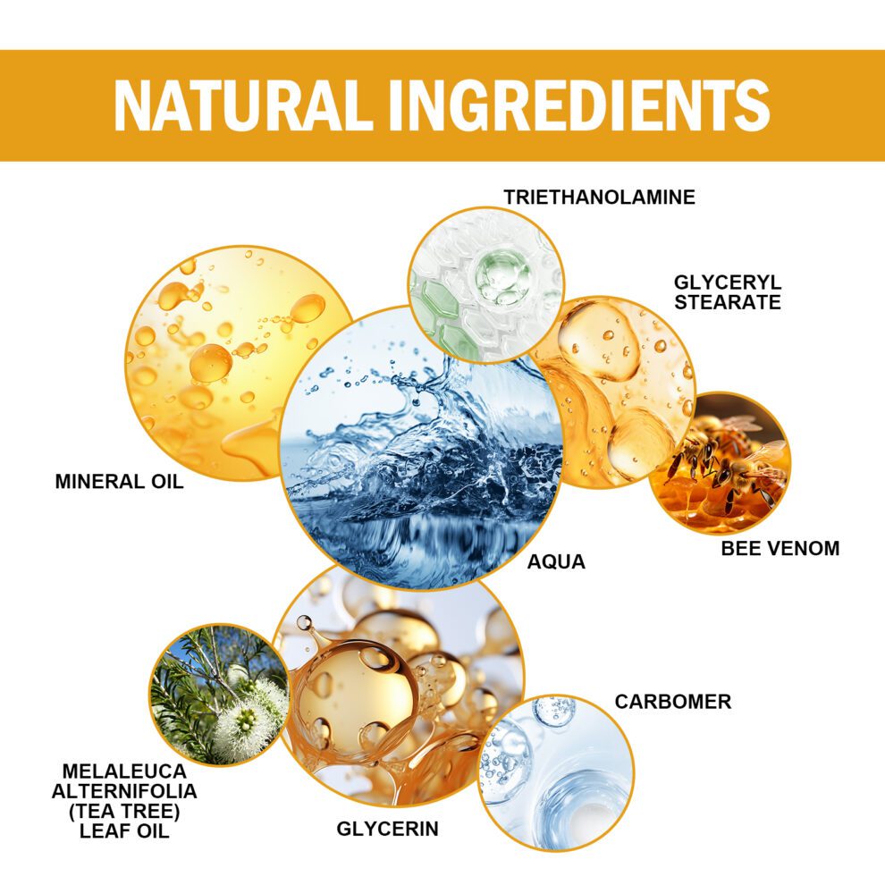 Ximonth Bee Venom Gentle Skin Cream - Natural Daily Care for Smooth - Image 5