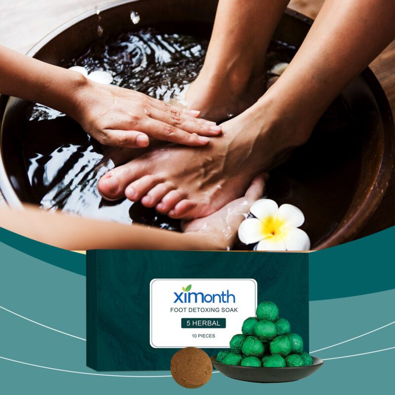 Ximonth Herbal Foot Soak Balls - Natural Daily Care for Relaxing Feet - Image 2