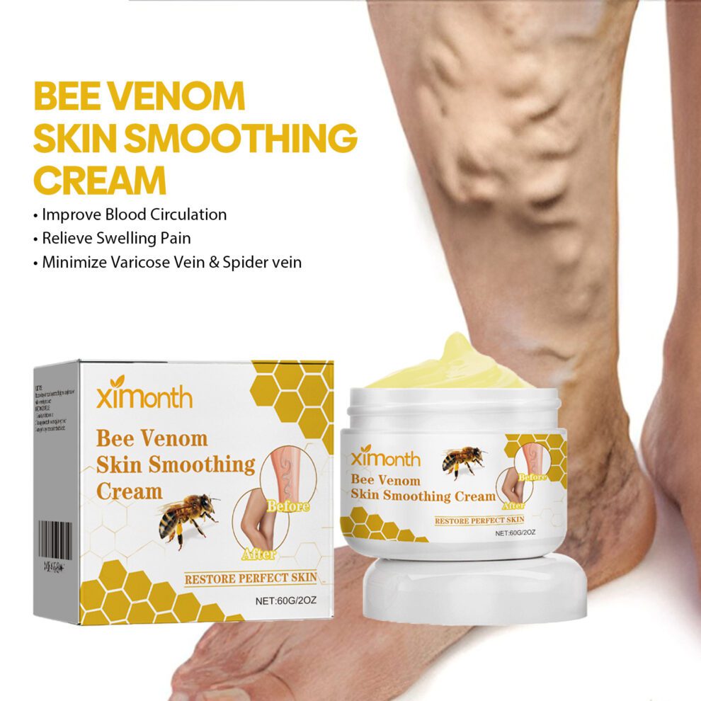 Ximonth Natural Bee Venom Leg Cream - Gentle Daily Care & Moisturize - Image 2
