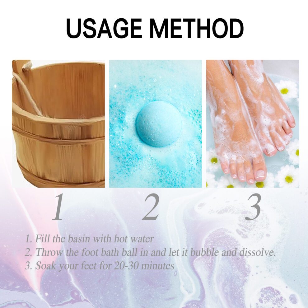 Ximonth Natural Foot Soak Ball - Soothe & Moisturize Daily Care - Image 11
