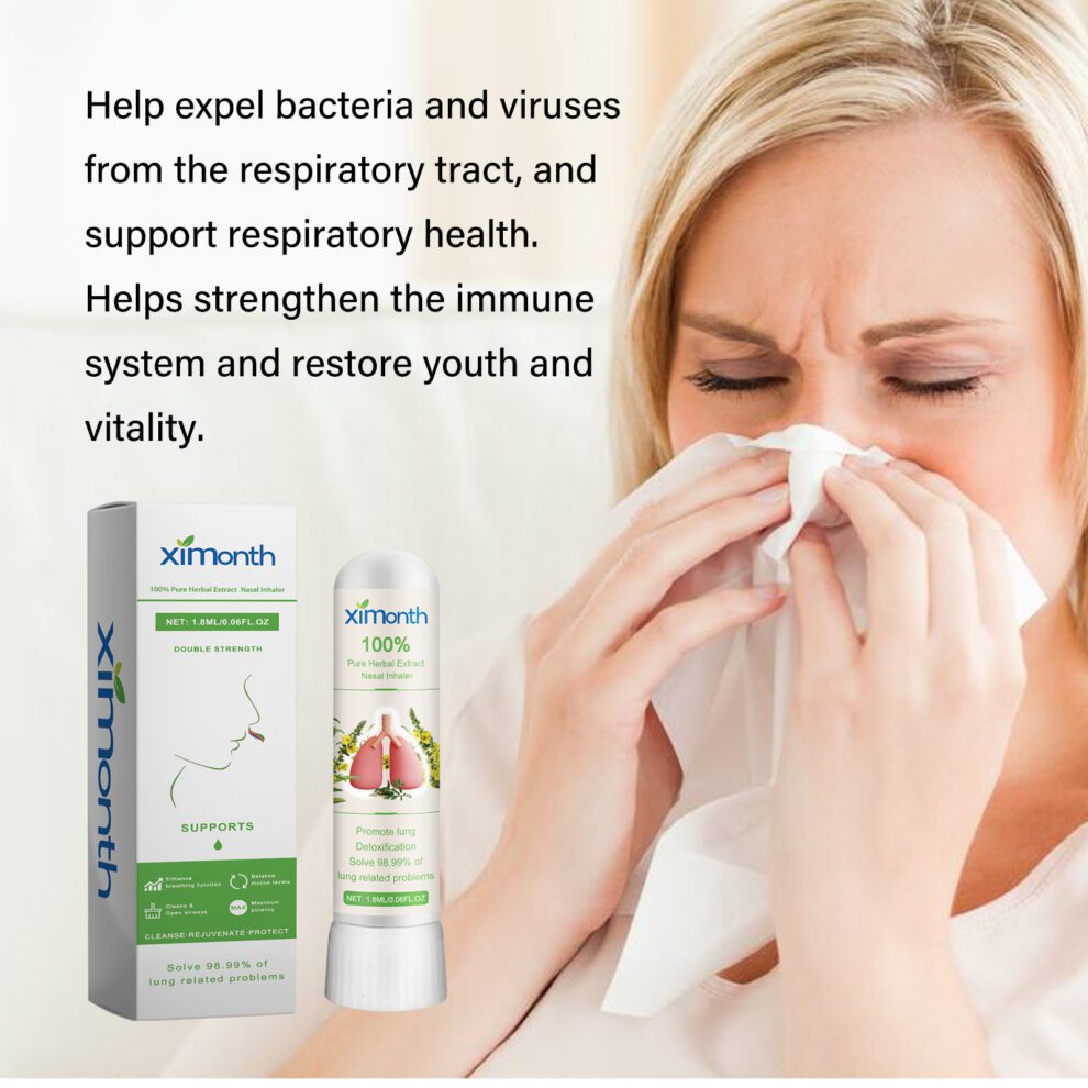 Ximonth Natural Herbal Nasal Inhaler - Fresh Breathe Daily Care - Image 3