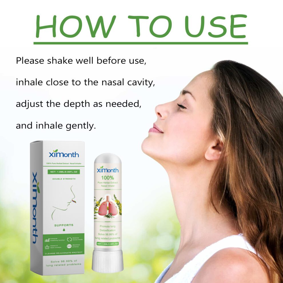 Ximonth Natural Herbal Nasal Inhaler - Fresh Breathe Daily Care - Image 6