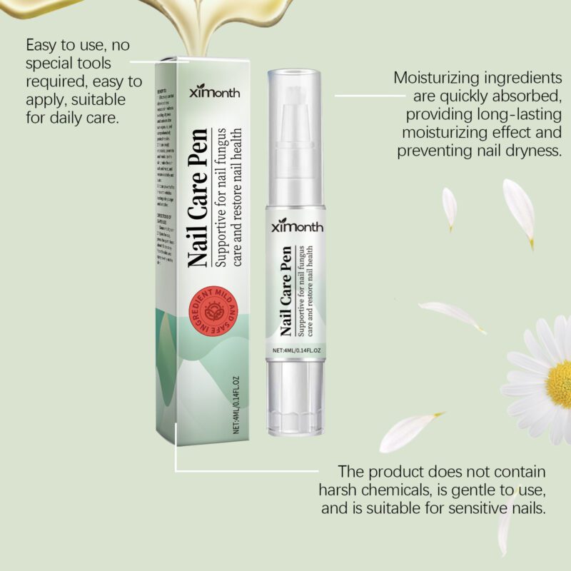 Ximonth Natural Nail Care Pen - Daily Care for Healthy Shiny Nails - Image 5