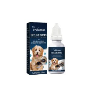 Yegbong Pet Eye Drops - Natural Daily Care for Cats Dogs, Gentle Soothe