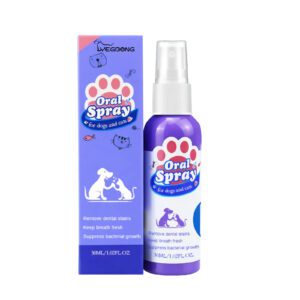Yegbong Pet Fresh Breath Spray | Natural Daily Care for Cats & Dogs