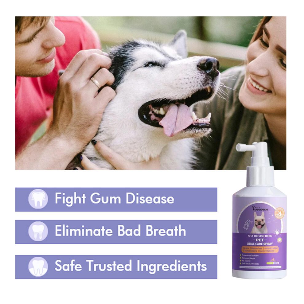 Yegbong Pet Fresh Breath Spray: Natural Daily Care for Dogs & Cats - Image 4
