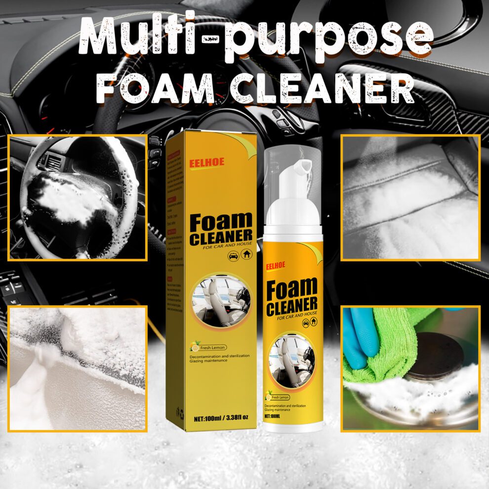 EELHOE Car Interior Foam Cleaner - Daily Care, Natural, Gentle & Shiny - Image 3