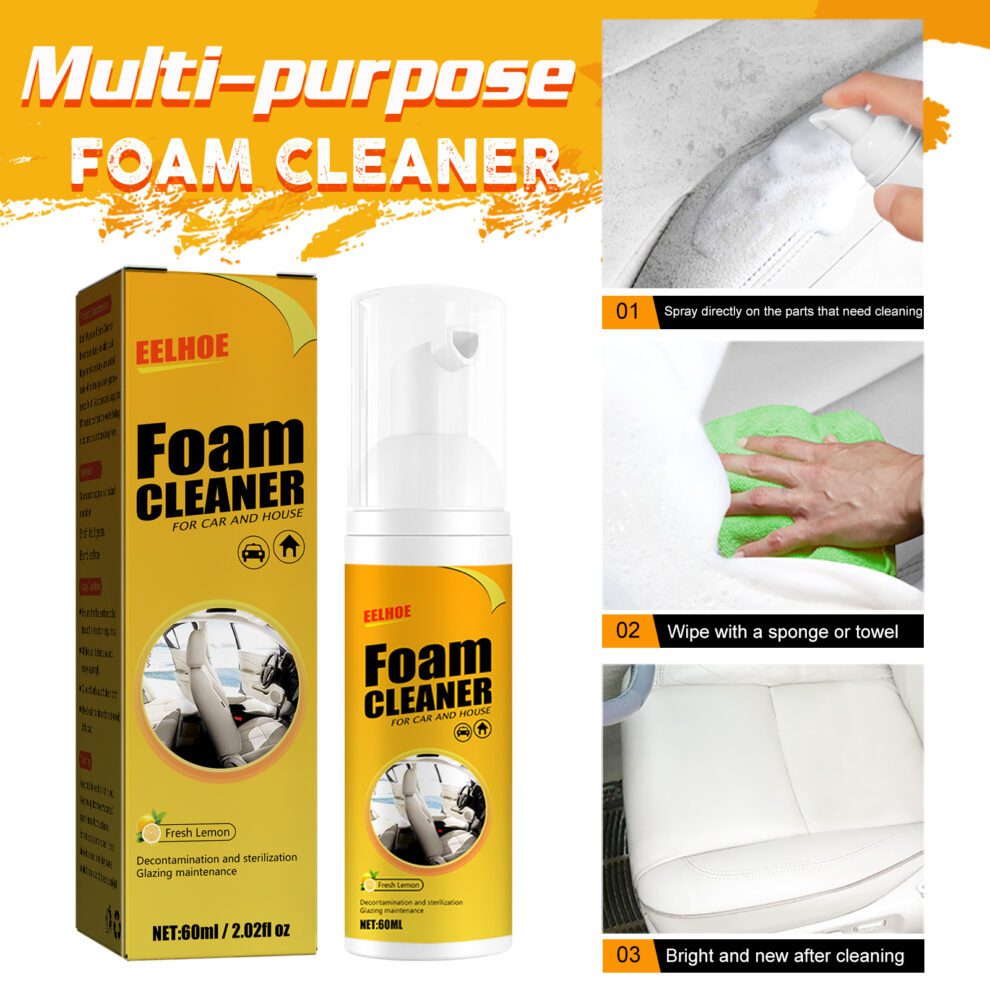 EELHOE Car Interior Foam Cleaner - Daily Care, Natural, Gentle & Shiny - Image 4