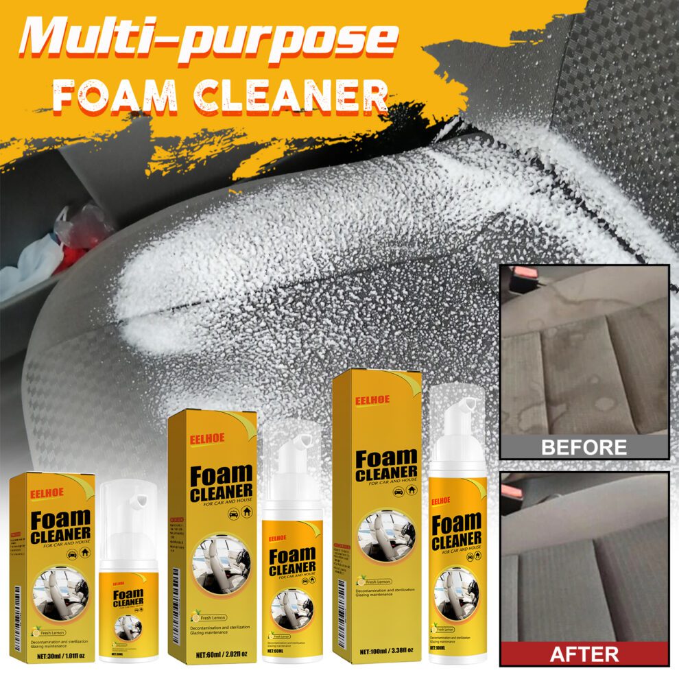 EELHOE Car Interior Foam Cleaner - Daily Care, Natural, Gentle & Shiny - Image 2